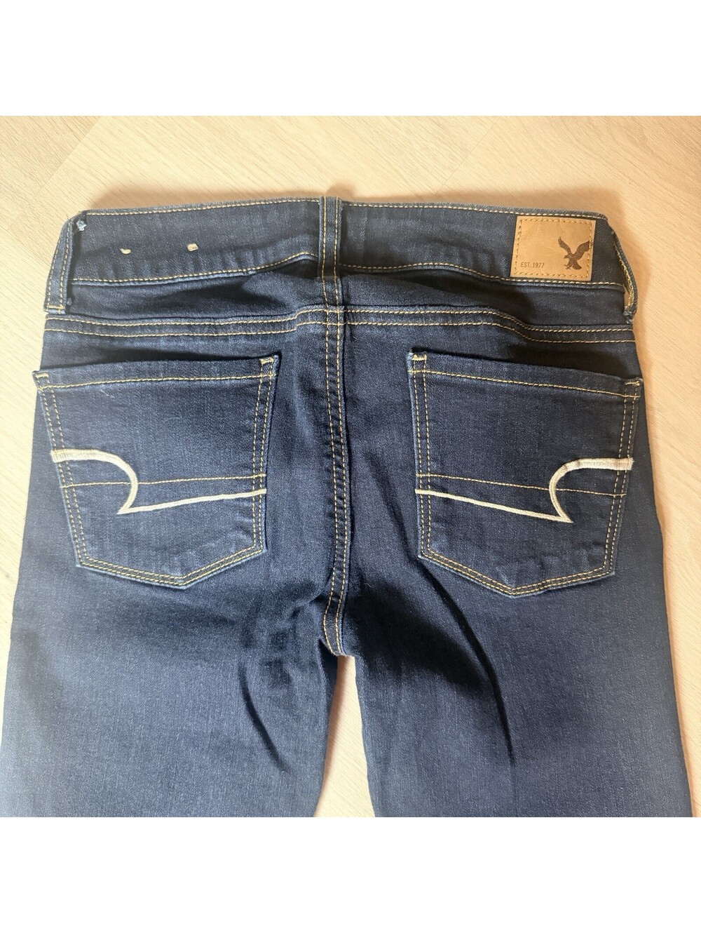 American Eagle Stright Super Stretch Womens Jean 00 Regular